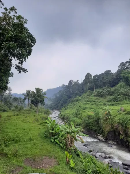 Tanah bagus langka view sungai pegunungan bumijawa guci tegal jateng-2