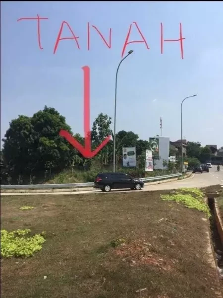 Tanah di Cinere, Depok SHM 1.297 m² Nempel Pintu Tol Dekat Andara-2