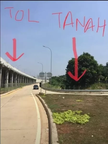 Tanah di Cinere, Depok SHM 1.297 m² Nempel Pintu Tol Dekat Andara-3