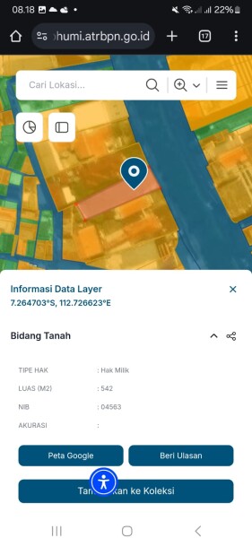 DIJUAL TANAH DI PUSAT KOTA SURABAYA JL ARJUNO RAYA-3